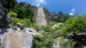 palisades state line lookout - peanut leap trail - rock scramble 4